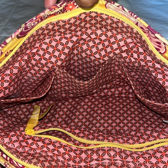 Vera Bradley purse Silver rings Great condition 9x14x6 - Picture 7 of 9